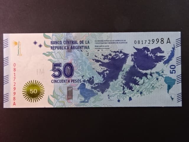 ARGENTINA, 50 Pesos 2015, BNB. B414a, Pi. 362
