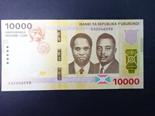 BURUNDI, 10.000 Francs 2018, BNB. B240b