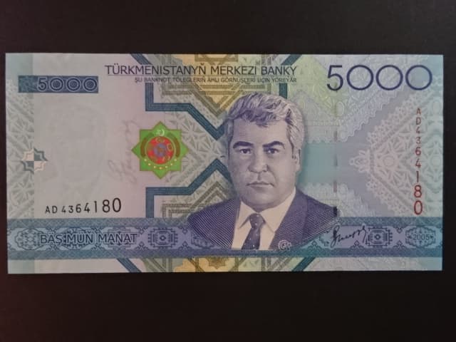 TURKMENISTÁN, 5000 Manat 2005, BNB. B214a, Pi. 21