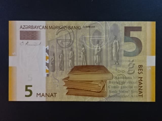 AZERBAJDŽÁN, 5 Manat 2009, BNB. B402a, Pi. 32