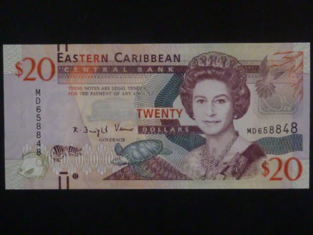 VÝCHODOKARIBSKÉ STÁTY, 20 Dollars 2012, BNB. B237a, Pi. 53