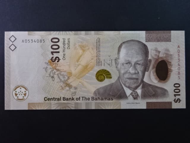 BAHAMY, 100 Dollars 2021, BNB. B355a
