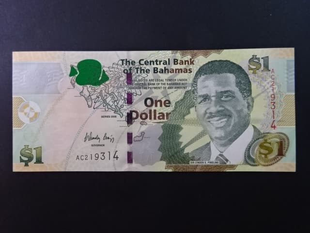 BAHAMY, 1 Dollar 2008, BNB. B337a, Pi. 71