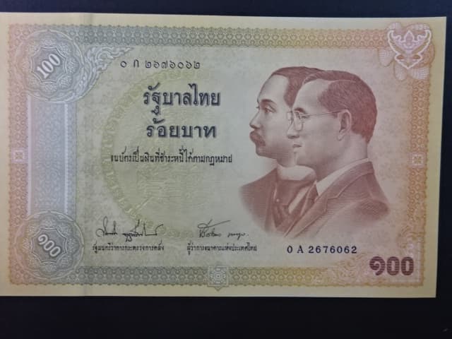 THAJSKO, 100 Baht 2002, BNB. 110a, Pi. 110