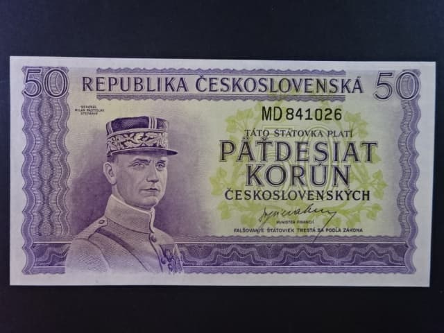 50 Kčs 1945 série MD