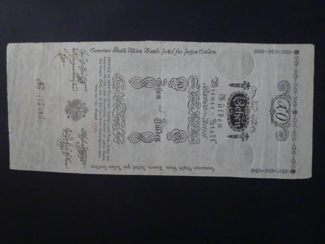 10 Gulden 1.8.1796