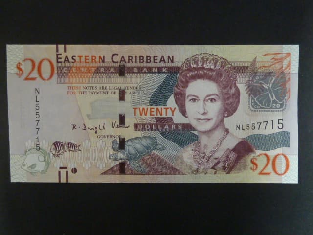 VÝCHODOKARIBSKÉ STÁTY, 20 Dollars 2015, BNB. B237b, Pi. 53