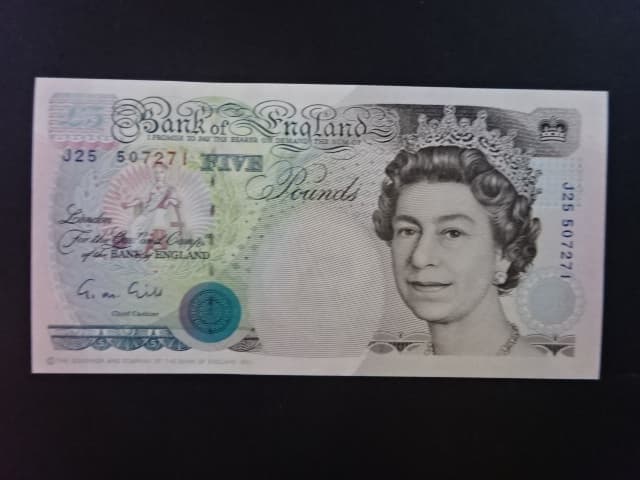 5 Pounds 1990, BNB. 191a, Pi. 382