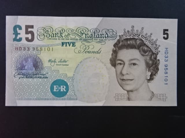 5 Pounds 2002, BNB. 198b, Pi. 391