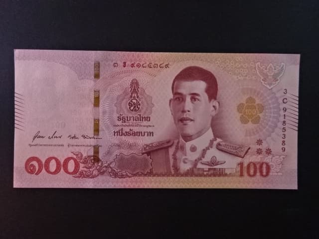 THAJSKO, 100 Baht 2018, BNB. B195c, Pi. 137
