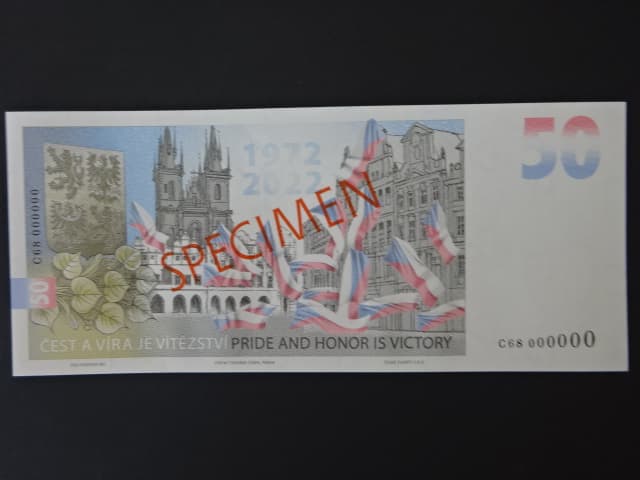 Pamětní tisk ve formě bankovky "50" k narozeninám jaromíra Jágra, anulát C68 000000 , náklad 20 ks, dárkový obal