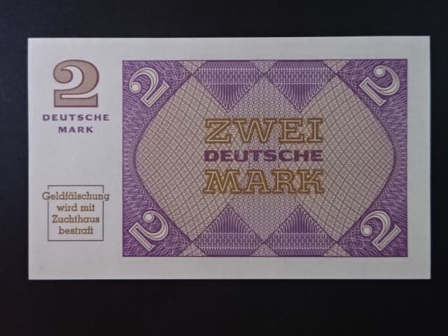 Bundesrepublik, Bundeskassenscheine 2 DM 1967 nevydaná státovka, Ro. 318