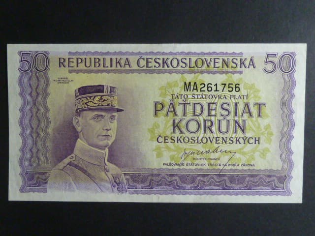 50 Kčs 1945 série MA