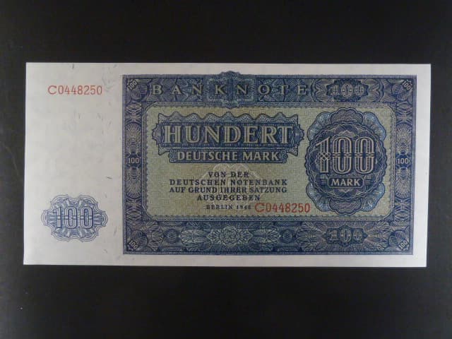 DDR - 1000 DM 1948 série A, Ro. 347, Grab. SBZ-18