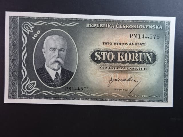 100 Kčs 1945 série PN