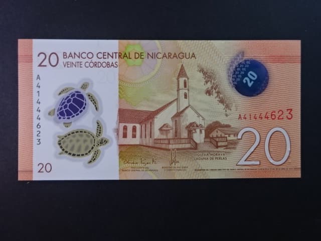 NIKARAGUA, 20 Córdobas 2019, BNB. B507b, Pi. 210