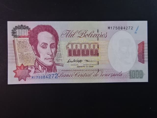 VENEZUELA, 1000 Bolívares 1998, BNB. B344c, Pi. 76b