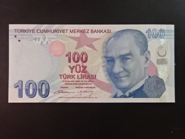 100 Turk Lirasi 2012, BNB. B304b, Pi. 226
