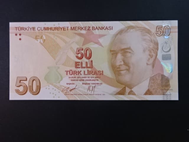 50 Turk Lirasi 2020, BNB. B303d, Pi. 225