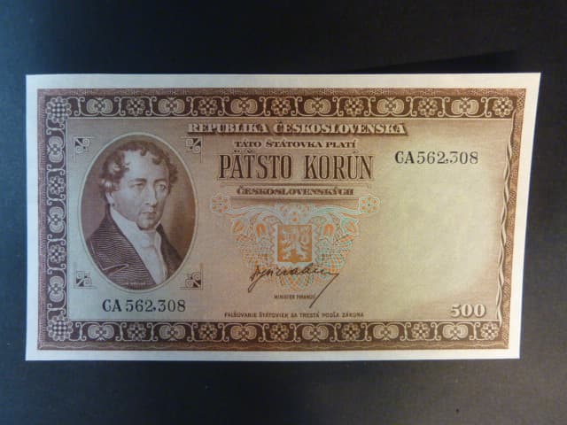 500 Kčs 1945 sérieCA