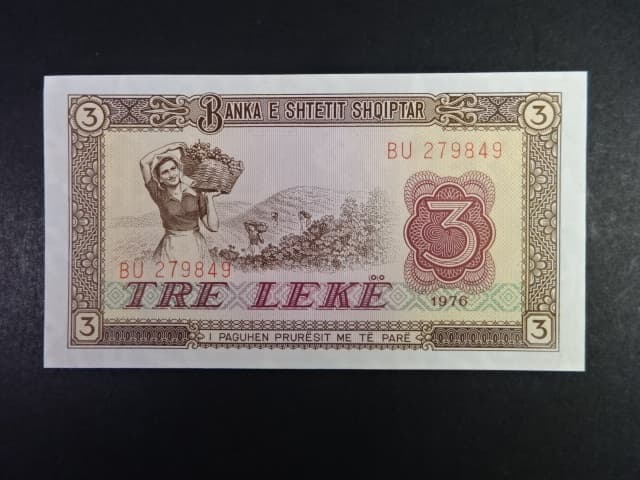 3 Leke 1976, BNB. B219b, Pi. 41