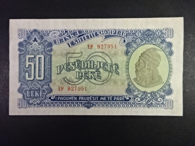50 Leke 1949, BNB. B214a, Pi. 25
