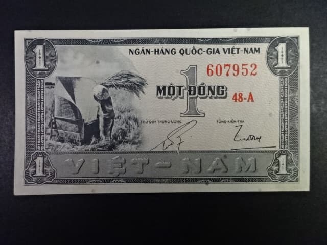 VIETNAM JIŽNÍ, 1 Dong 1955, BNB. B101a, Pi. 11