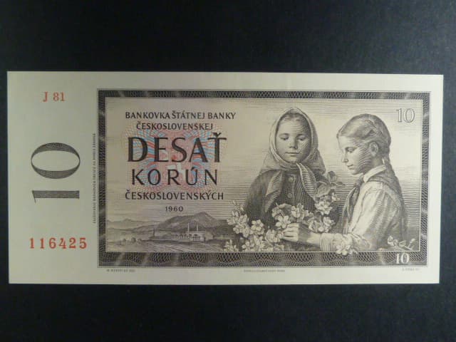 10 Kčs 1960 série J 81