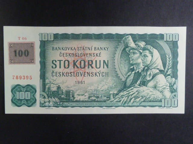 100 Kč 1961/1993 série T 06, kolek