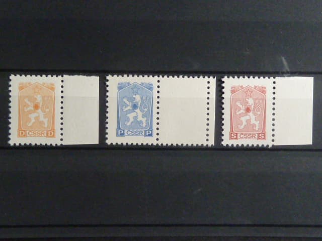 Neupotřebené bankovkové kolky vzoru 1962