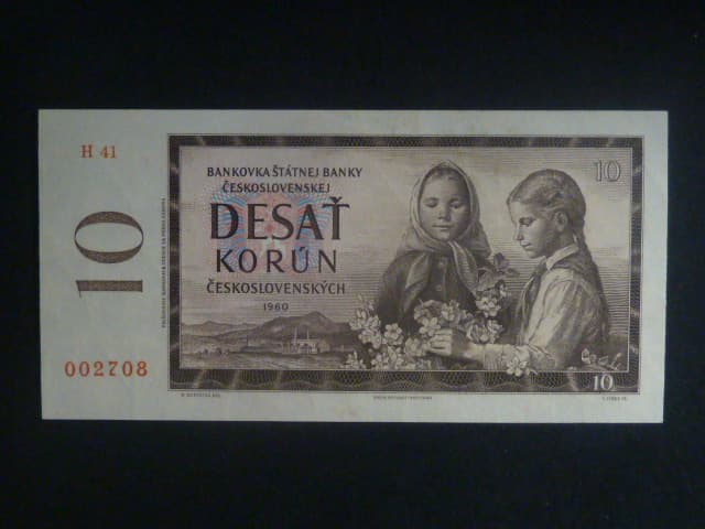 10 Kčs 1960 série H 41