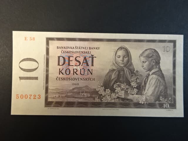 10 Kčs 1960 série E 58