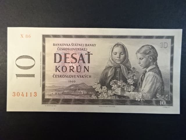 10 Kčs 1960 série X 86