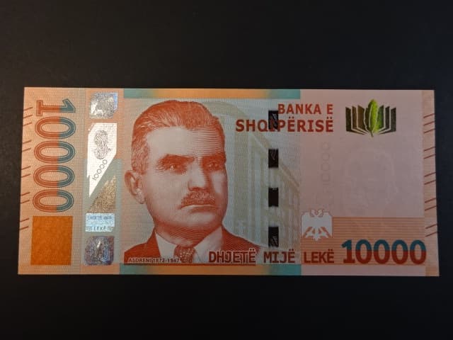 10000 Leke 2019, podpis "Gent Sejko"/"Virjon Lalollari", BNB. B327a