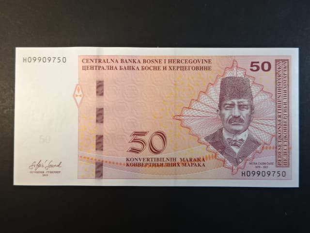 50 Convertible mark 2019 série H, BNB. B228c, Pi. 84