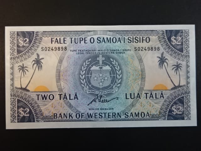 ZÁPADNÍ SAMOA, 2 Tálá 1967/2020 série S, BNB. B308d, Pi. 16