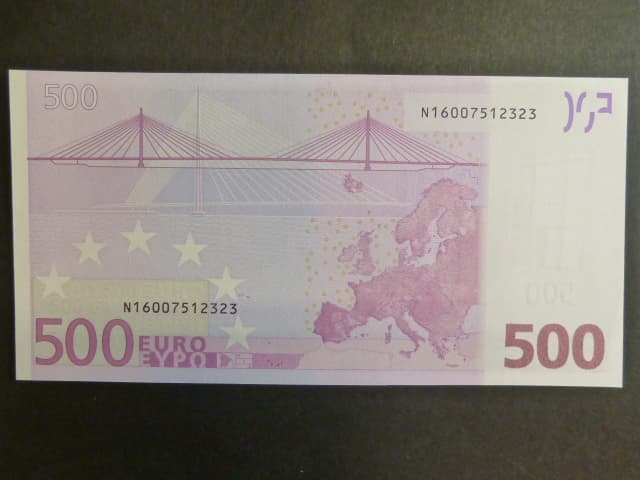 500 Euro 2002 s.N, Rakousko, podpis Willema F. Duisenberga, F001 tiskárna Österreichische Banknoten und Sicherheitsdruck, Rakousko