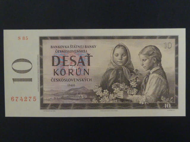 10 Kčs 1960 série S 85