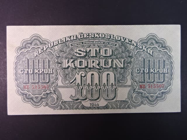 100 K 1944 série HX, číslovač 8