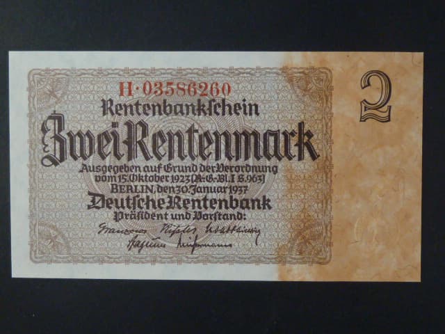 Německo, 2 Rtm 1937 série H, 8-mi místný firemní číslovač, Ba. D12c
