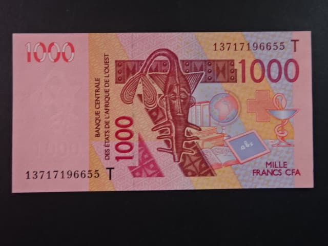 ZÁPADNÍ AFRIKA, TOGO, 1000 Francs 2013 T, BNB. B121Tm, Pi. 815Th
