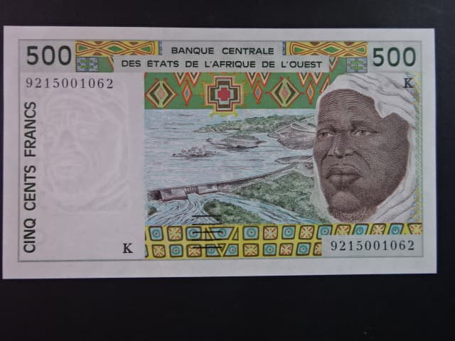 ZÁPADNÍ AFRIKA, SENEGAL, 500 Francs 1992 K, BNB. B115Kb, Pi. 710Kb