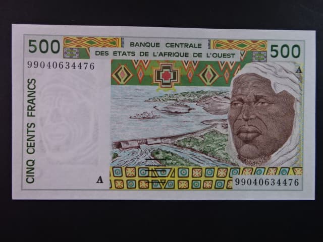 ZÁPADNÍ AFRIKA, POBŘEŽÍ SLONOVINY, 500 Francs 1999 A, BNB. B115Ai, Pi. 110Aj