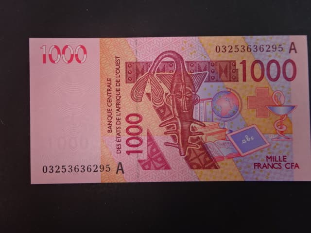 ZÁPADNÍ AFRIKA, POBŘEŽÍ SLONOVINY, 1000 Francs 2003 A, BNB. B121Aa, Pi. 115Aa