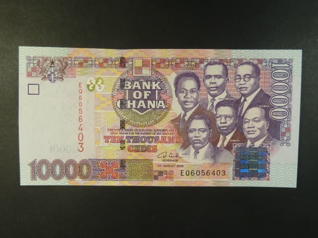 GHANA, 10000 Cedis 2006, BNB. B143c, Pi. 35c
