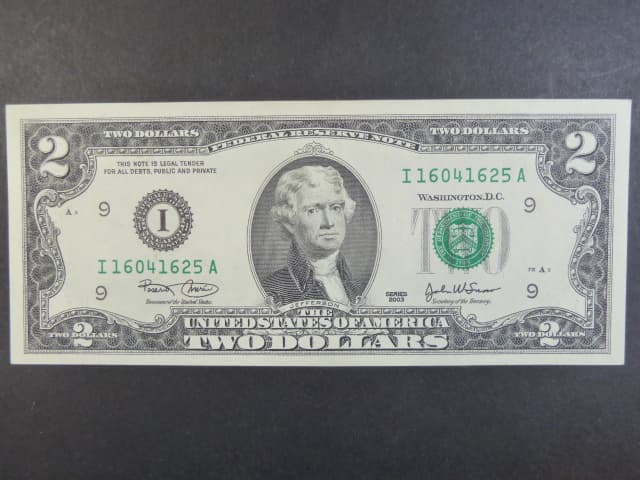 USA, 2 Dollars 2003 I - Minnesota, Pi. 516a