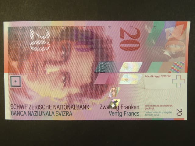 20 Franken 1994, podpis "Jakob Schönenberger"/"Jean Zwahlenr", BNB B350a, Pi. 68