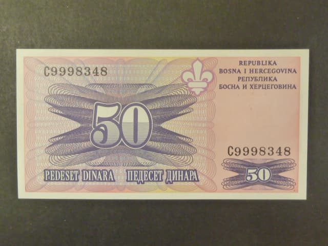 50 dinara 1995, BNB. 147a, Pi. 47