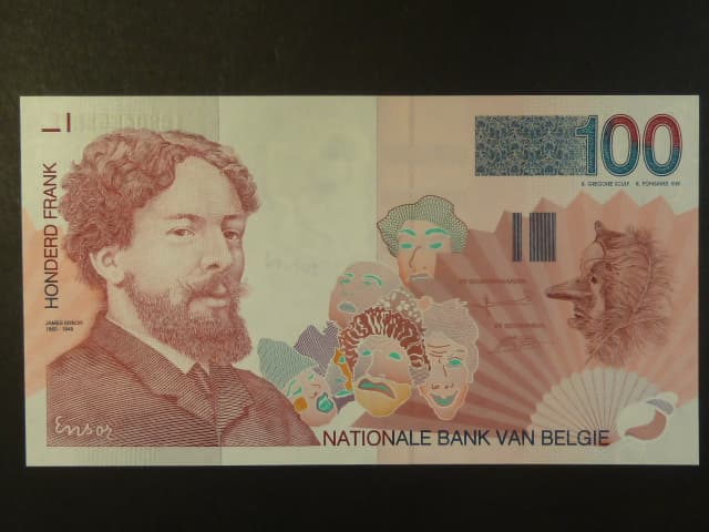 100 Francs no date, sign. Bertholomé / Verplaetse, BNB. B590a, Pi. 147
