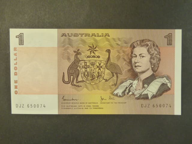 AUSTRÁLIE, 1 Dollar No date, sign. Johnston/Stone, BNB. 210g, Pi. 42